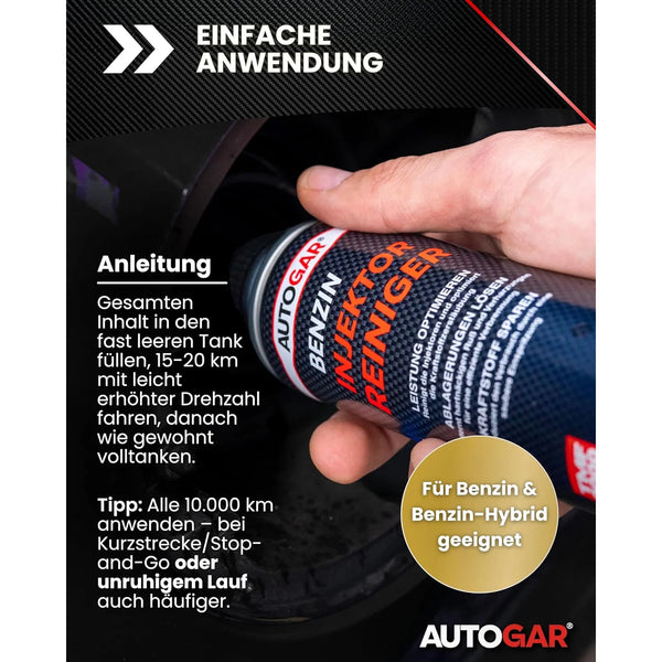 Benzin INJEKTOR REINIGER Benzin-Additiv 250 ml