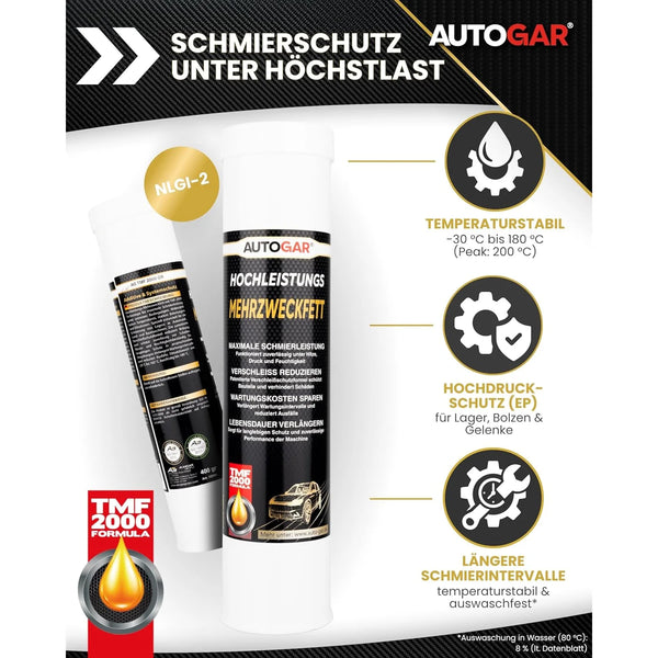 HOCHLEISTUNGS MEHRZWECKFETT 400 g Kartusche