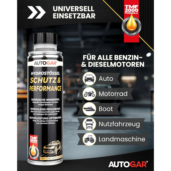 Hydrostössel SCHUTZ & PERFORMANCE Motoröl-Additiv 250 ml