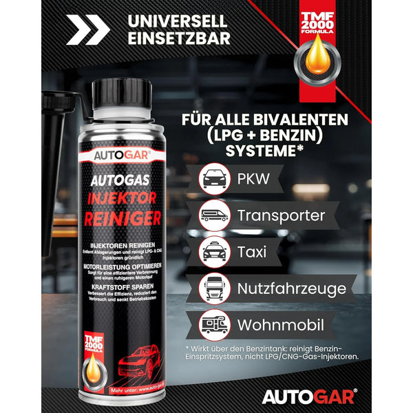 Autogas INJEKTOR REINIGER Benzin-Additiv für LPG 250 ml