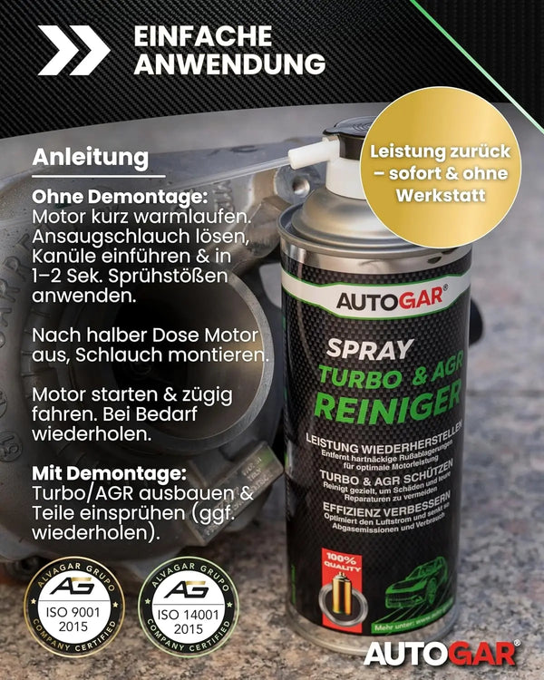 Anleitung Turbo&AGR Reiniger