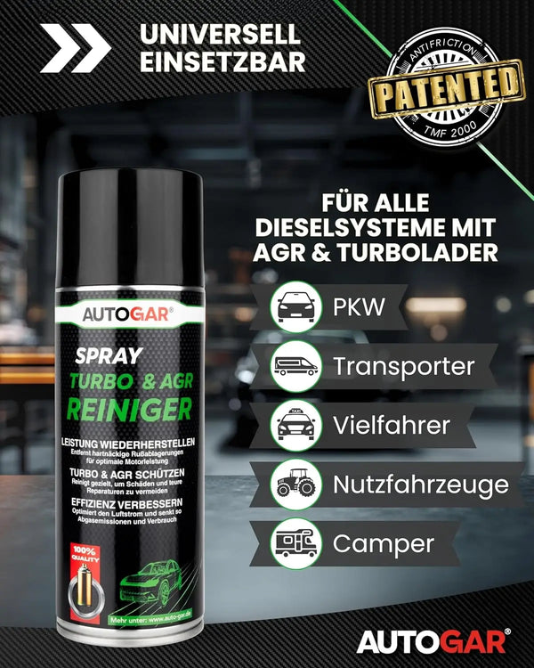 Info Spray Turbo und AGR Reiniger