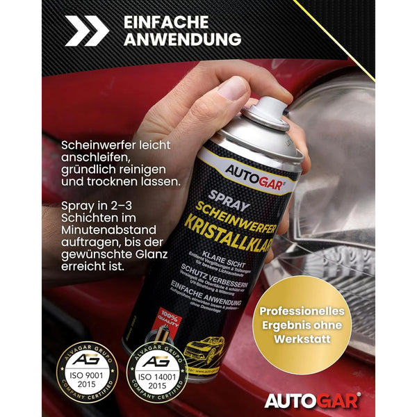 SCHEINWERFER KRISTALLKLAR Klarlack-Spray 400 ml