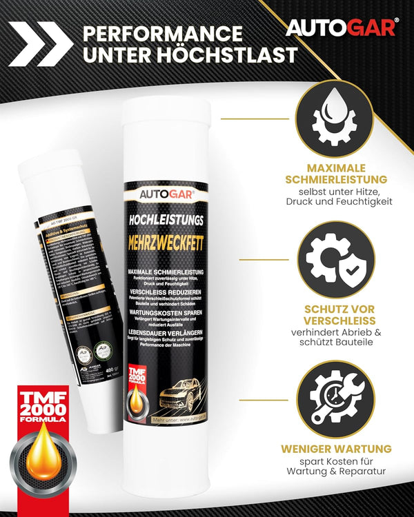 Perfomance unter Höchstlast durch Hochleistungs Mehrzweckfett