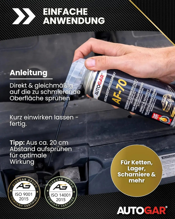 Anleitung Hochleistungsspray AF-70