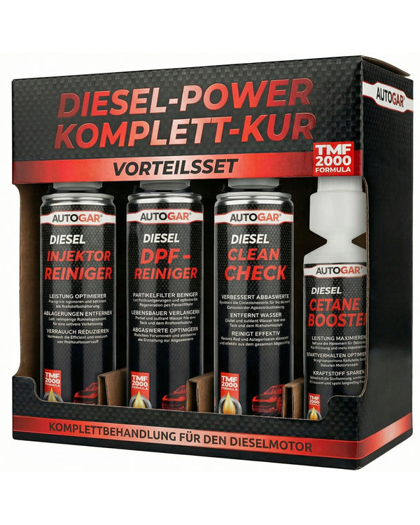 DIESEL-POWER KOMPLETT-KUR – Vorteilspaket (4-teilig)
