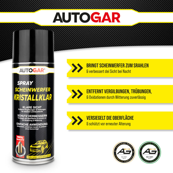 Spray Scheinwerfer Kristallklar